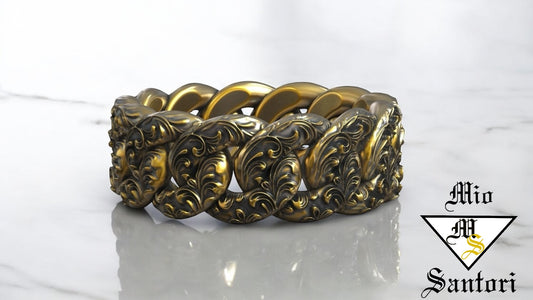 Fleur Miami Cuban Ring (STERLING SILVER)
