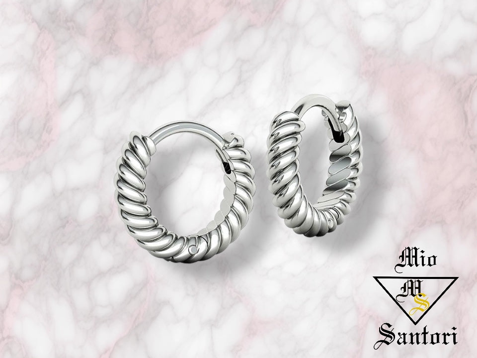 MINI Chunky Twist Hoop