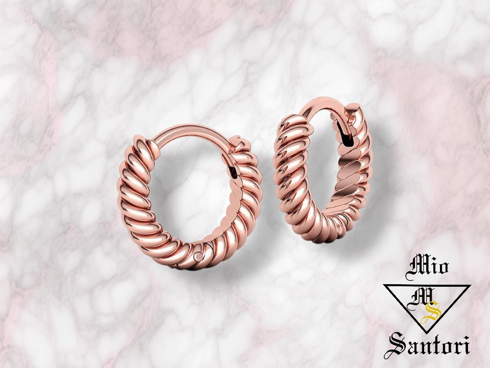 MINI Chunky Twist Hoop
