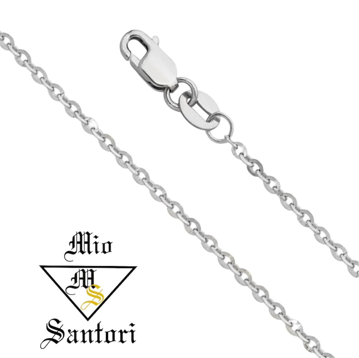 14k Diamond Cut Rolo Chain