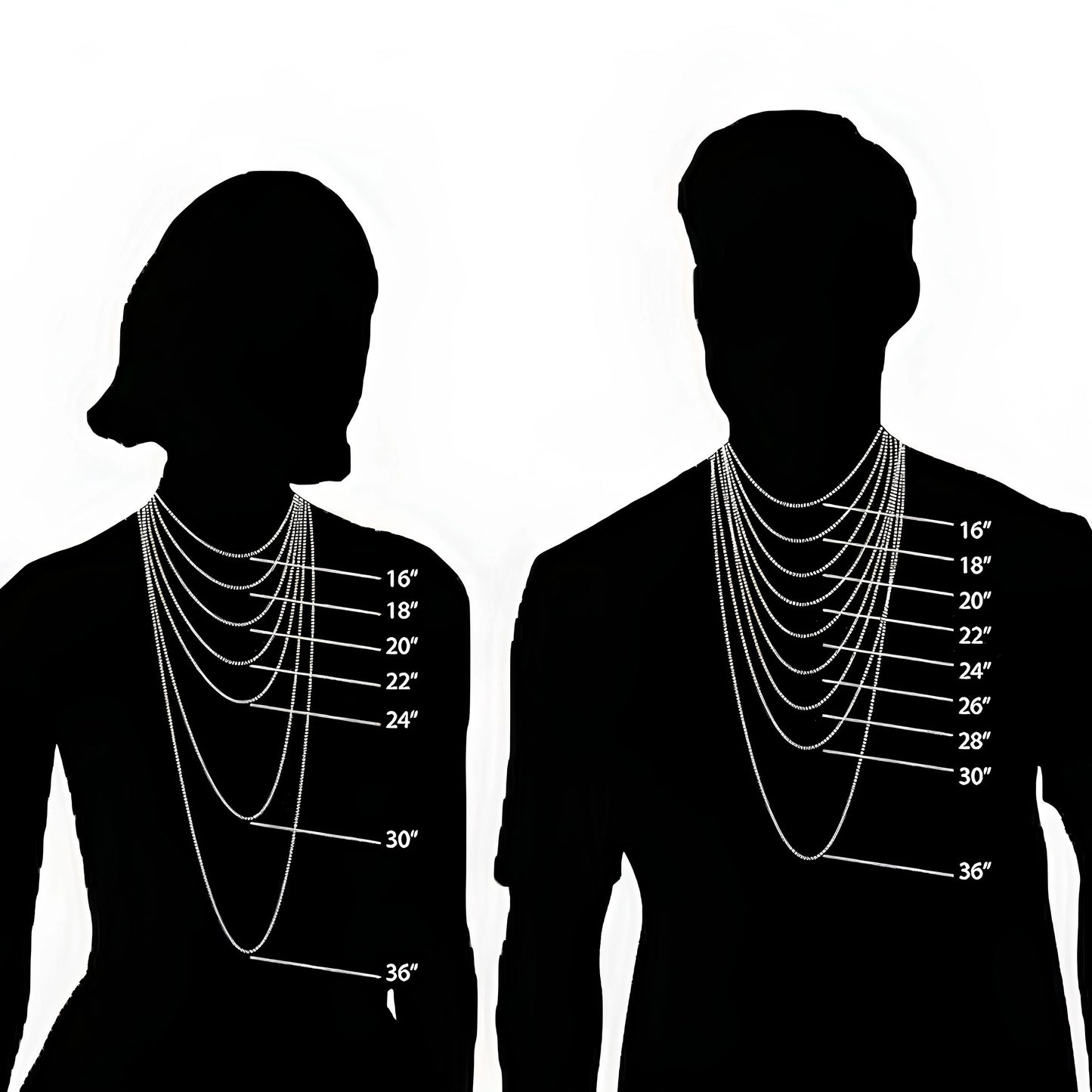 14k Hollow Diamond Cut Rope Chain